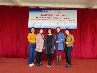 Chương trình "Ngày hội thể thao" của trường THCS Trần Đăng Ninh