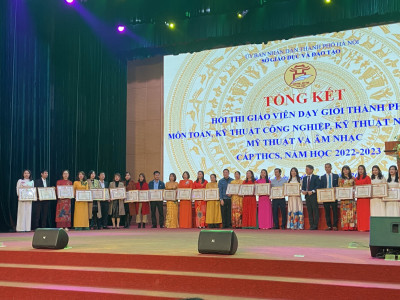 Chúc mừng cô giáo Phạm Thị Chung đạt giải giáo viên dạy giỏi cấp Thành phố