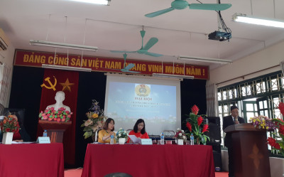 Đại hội công đoàn trường THCS Trần Đăng Ninh thành công tốt đẹp